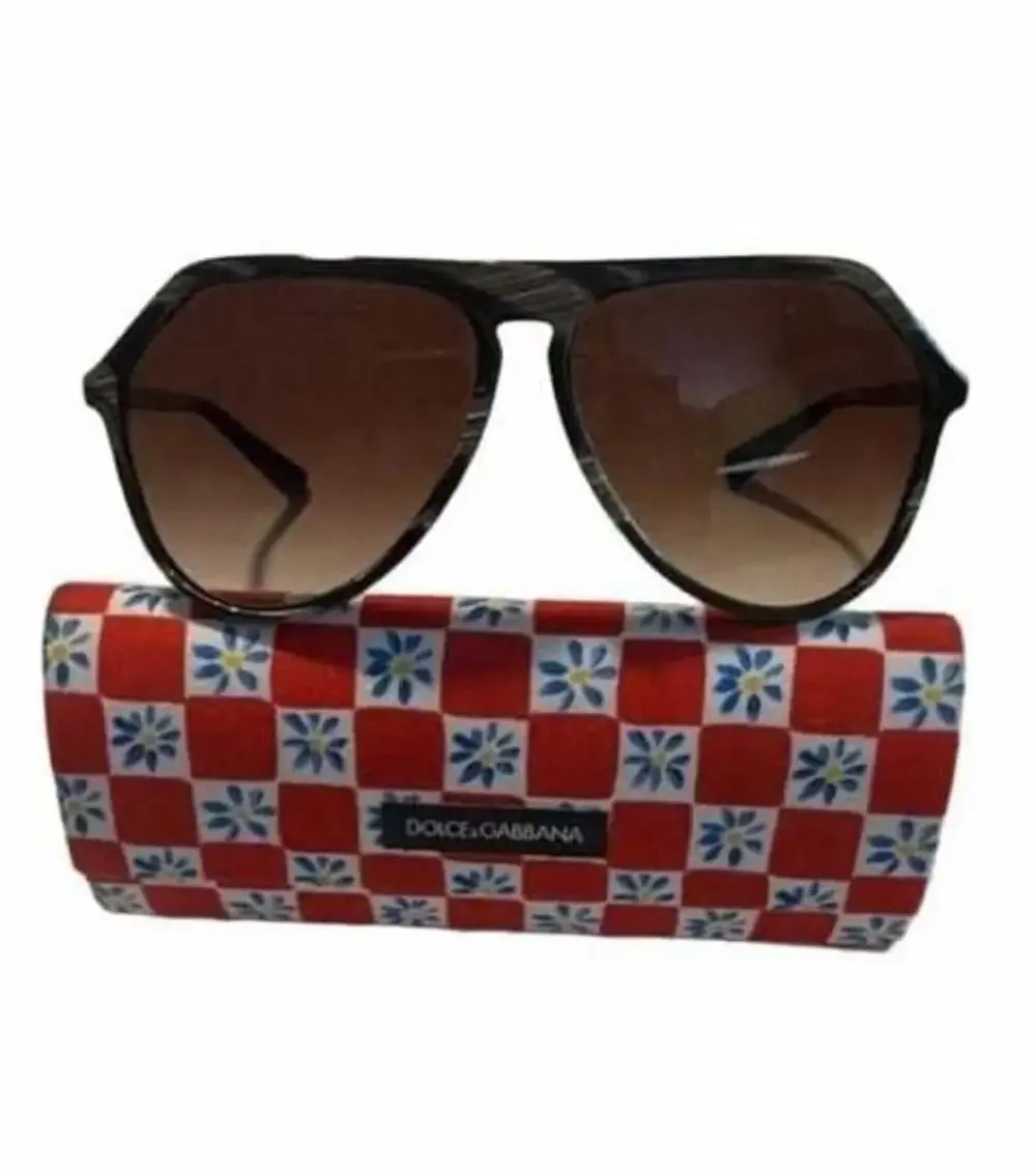 Dolce & Gabbana DG4452 Men's Aviator Sunglasses with Case